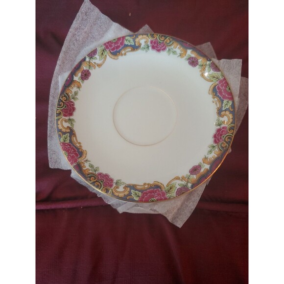 Jean Pouyat Limoges China 1920s Saucers Set Of 10 Vintage Antique - Picture 1 of 5